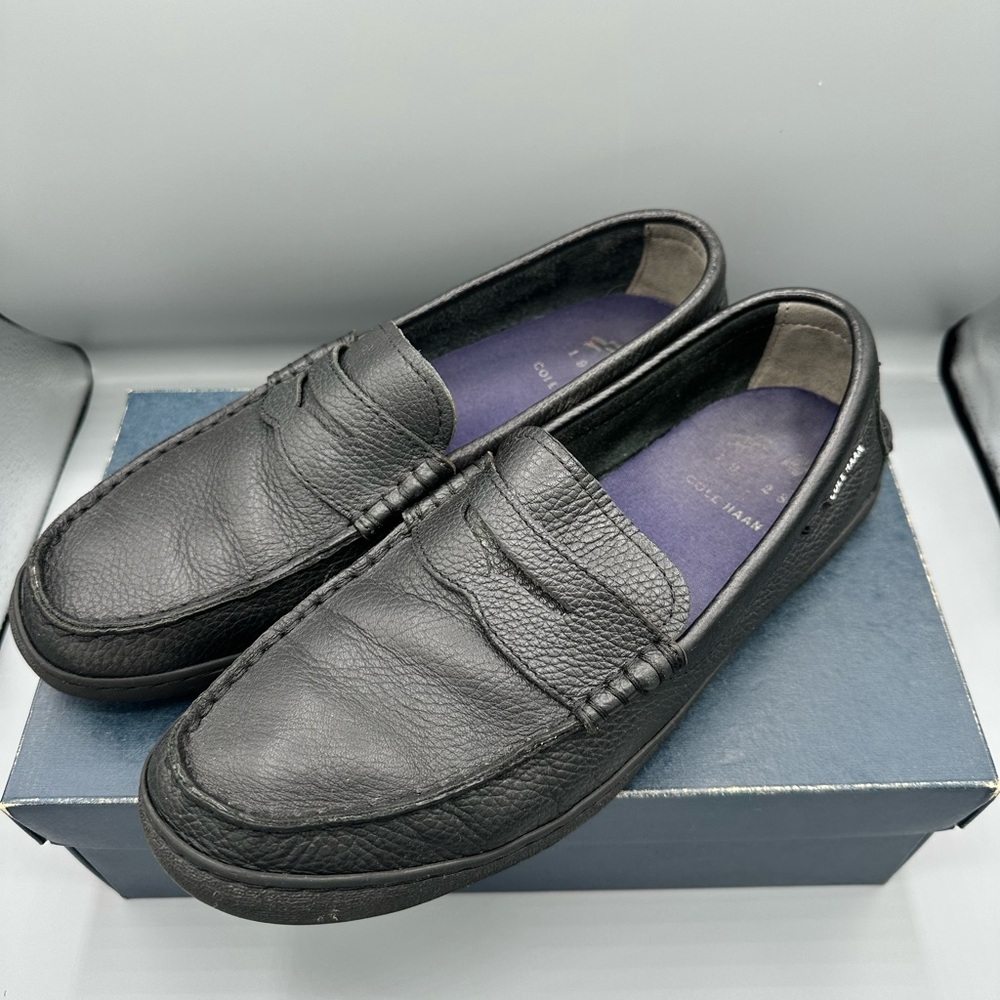 Cole Haan Black Slip-On Loafers Classic Comfort Size 9.5 Men’s